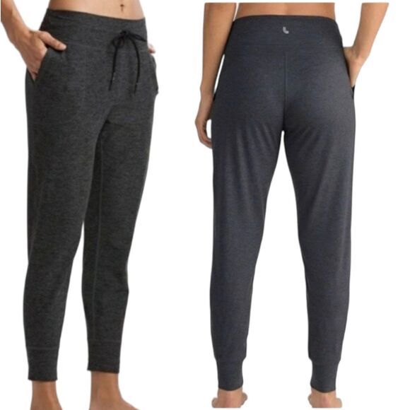 Lole Jogger Pants Womens Small Dark Gray Tapered Stretch Soft Fabric Loungewear - Picture 2 of 13